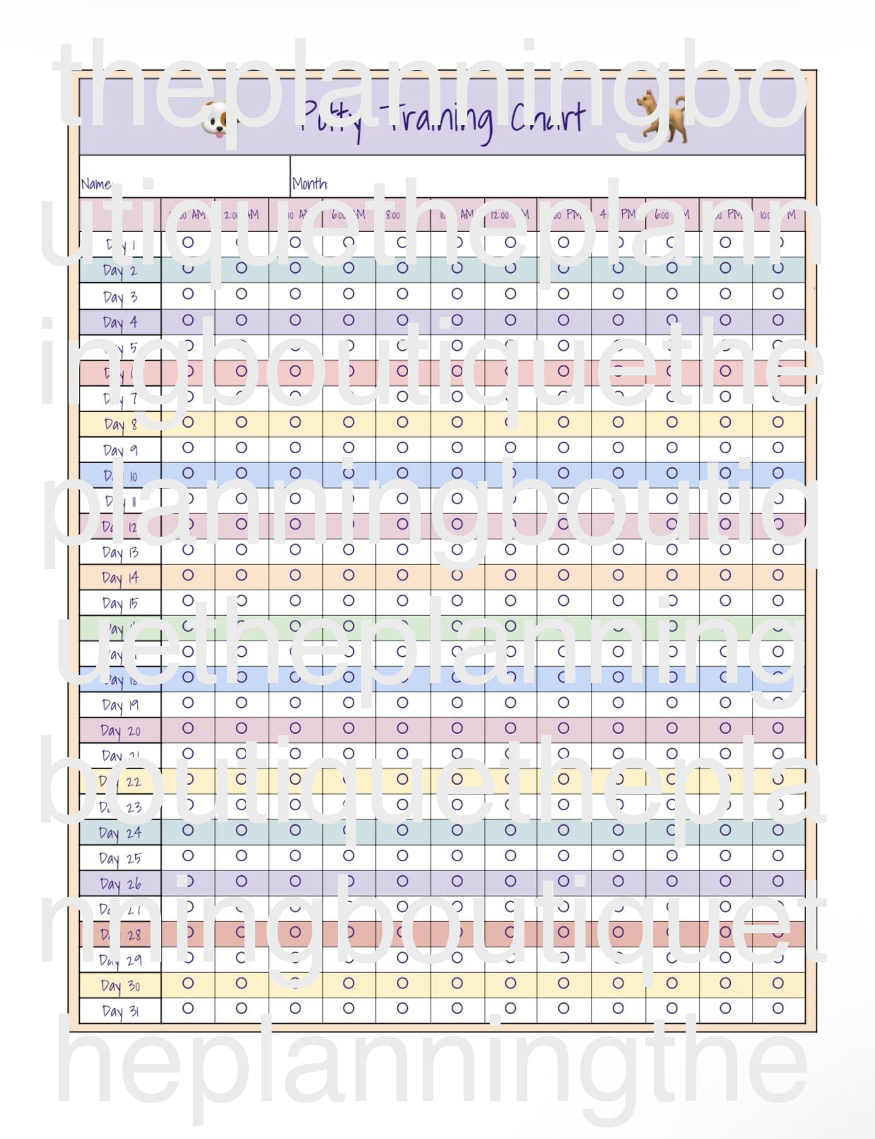 Digital Complete Puppy Planner