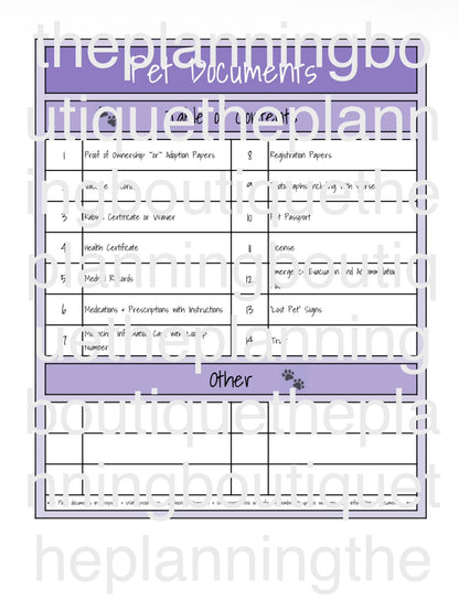 Digital Complete Puppy Planner
