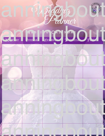 Wedding Planner- Wedding Dress