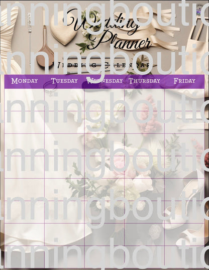 Wedding Planner- Wedding Dress