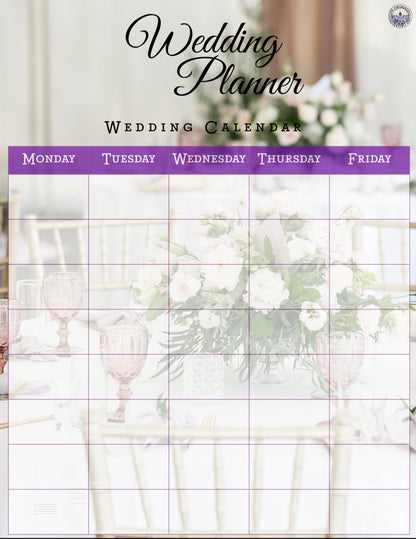 Digital Complete Detailed Wedding Planner