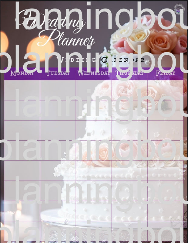 Digital Complete Detailed Wedding Planner