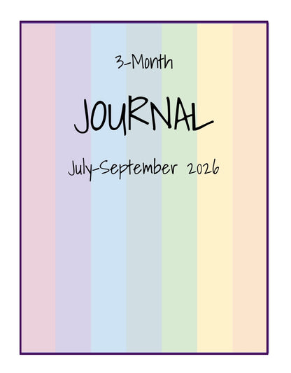 3-Month Journal