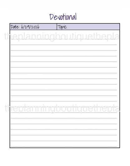 3-Month Journal