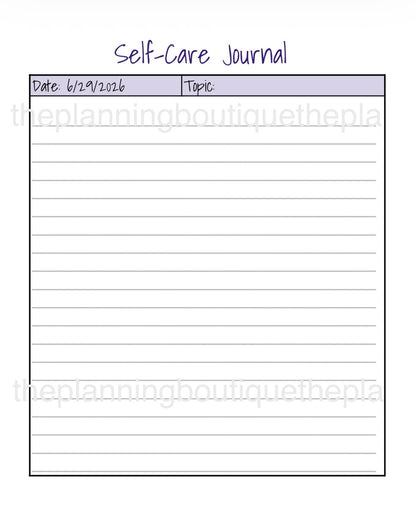 3-Month Journal