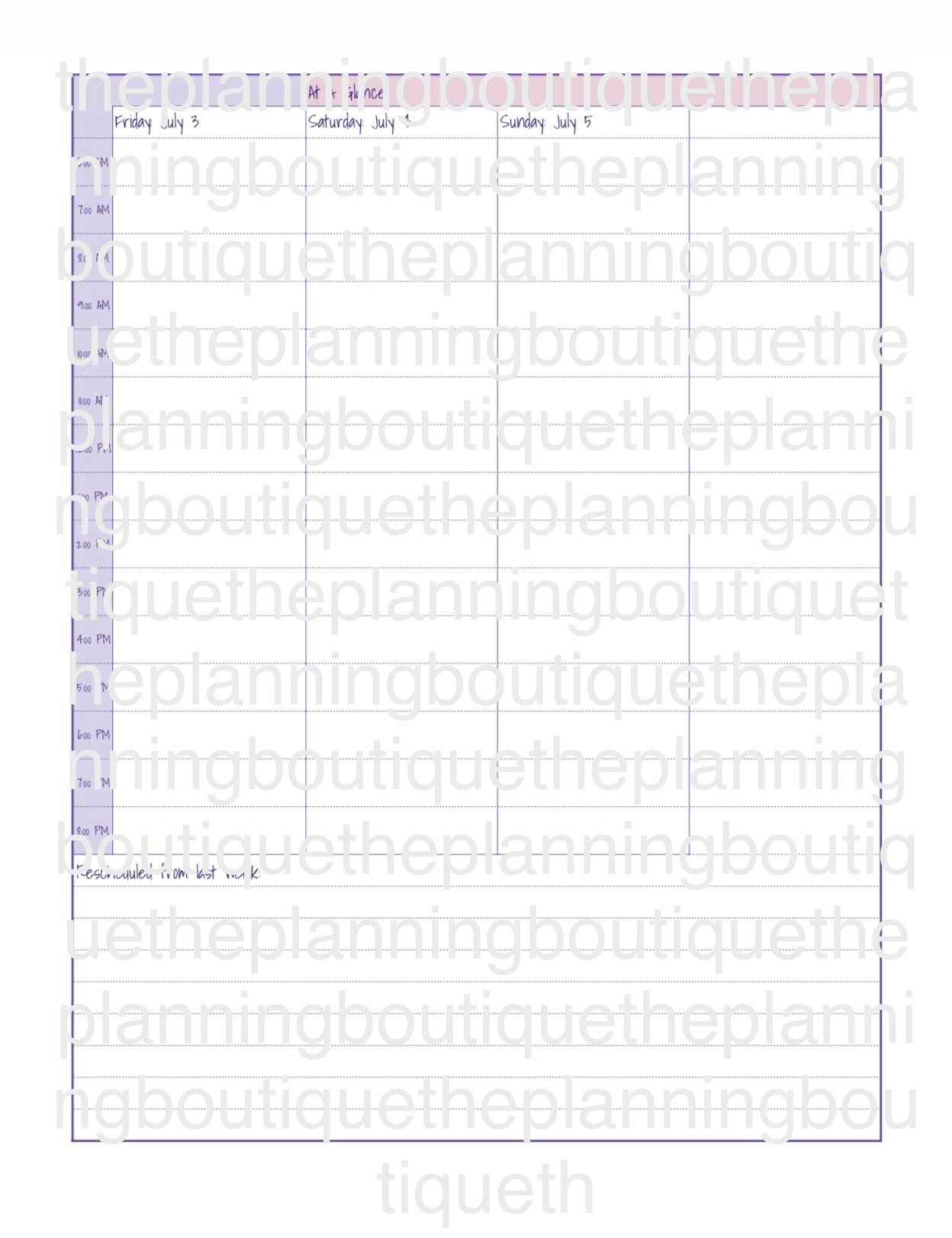 3- Month Planner Plus