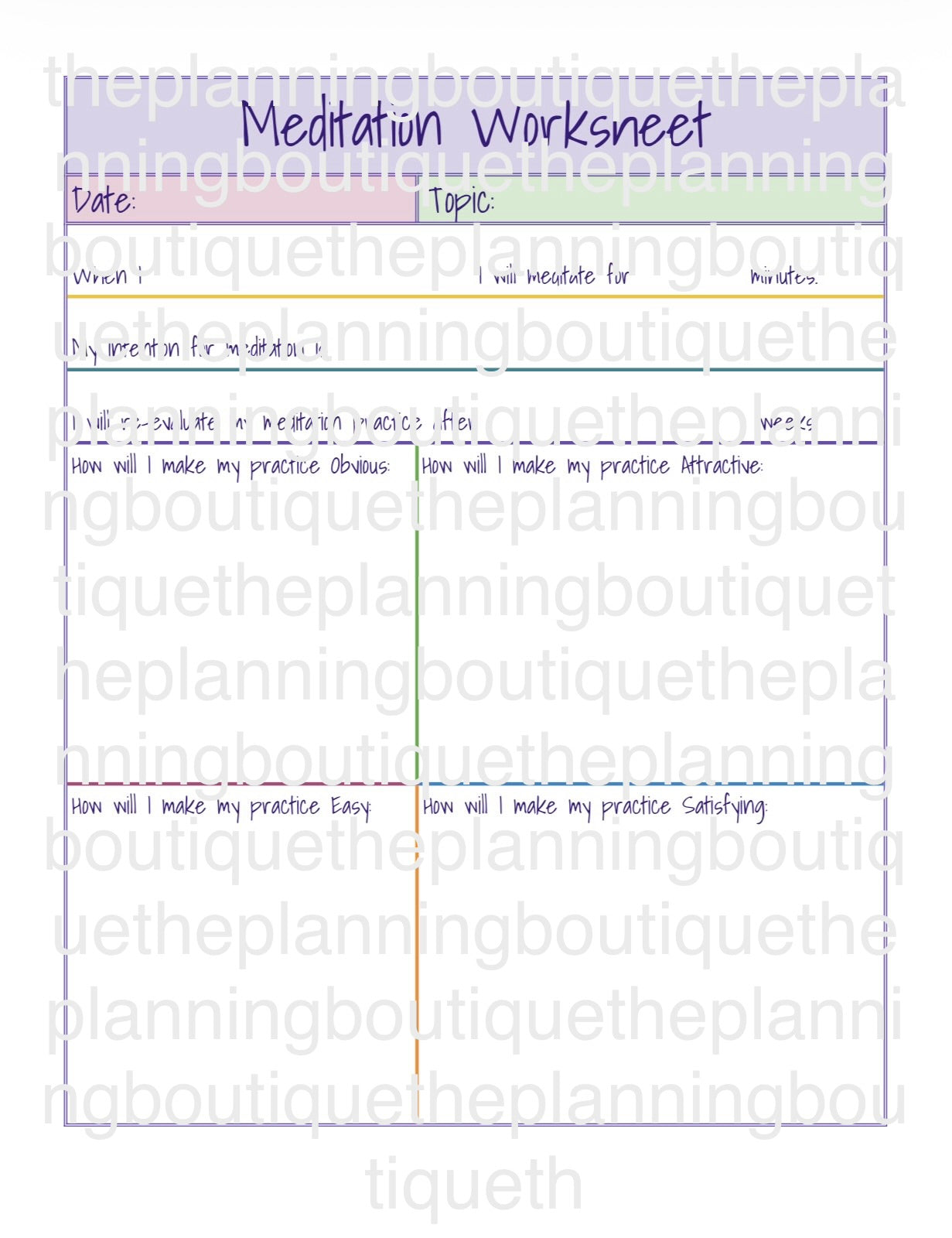 3- Month Planner Plus