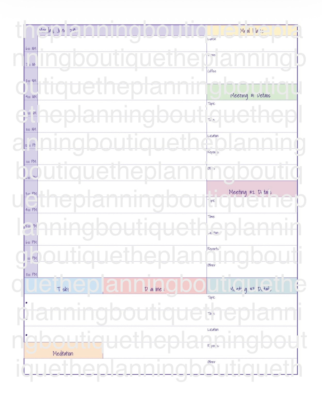 3- Month Planner Plus