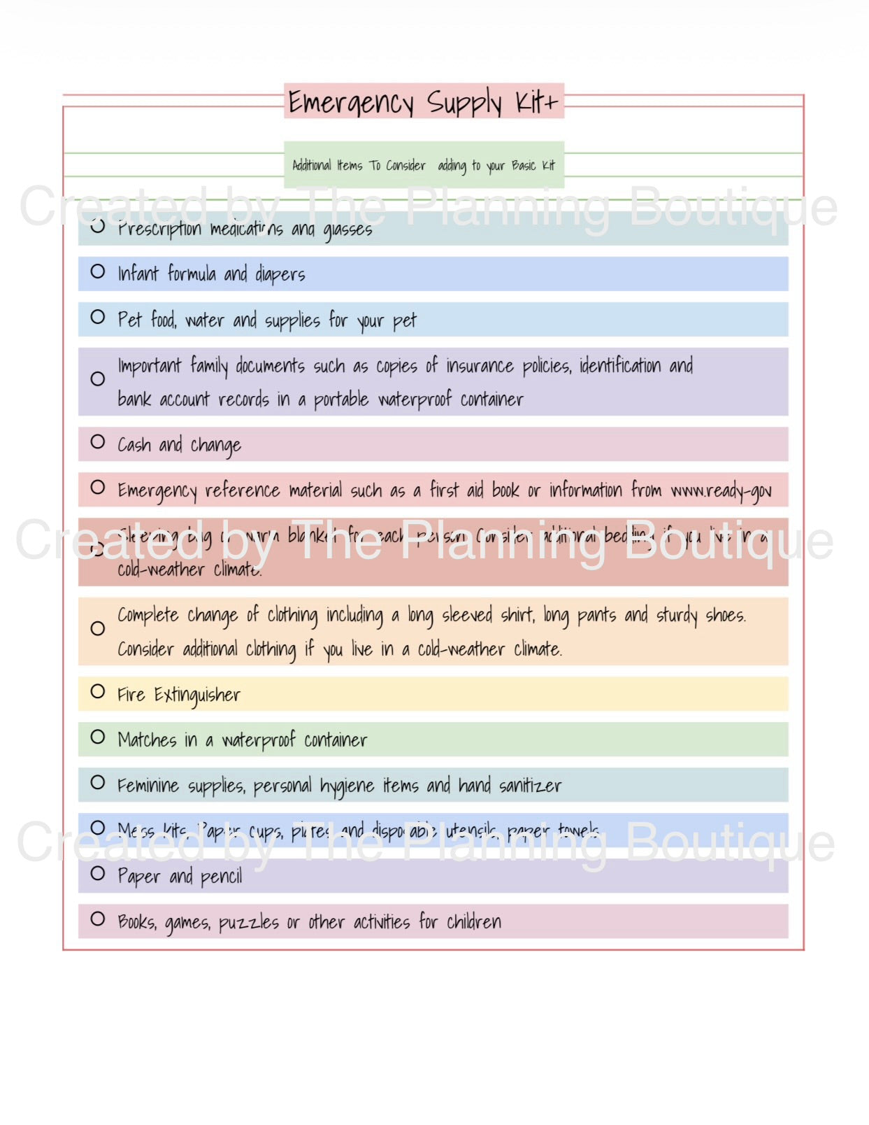 Natural Disaster Planner