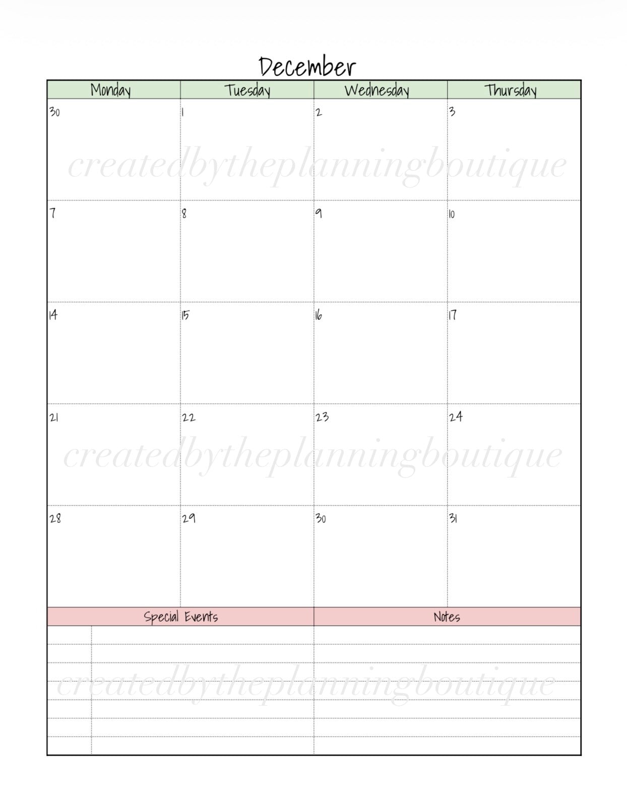 2026 Christmas Planner