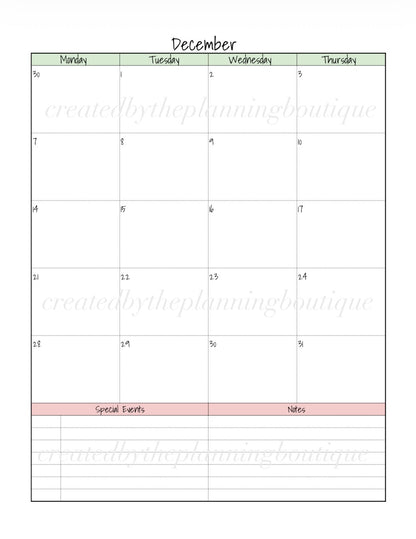 2026 Christmas Planner