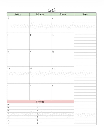 2026 Christmas Planner
