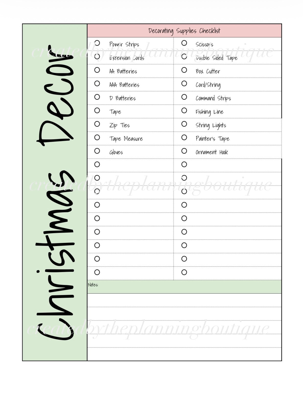 2026 Christmas Planner