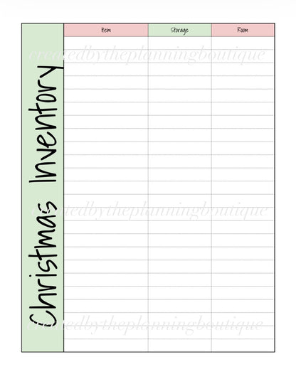 2026 Christmas Planner