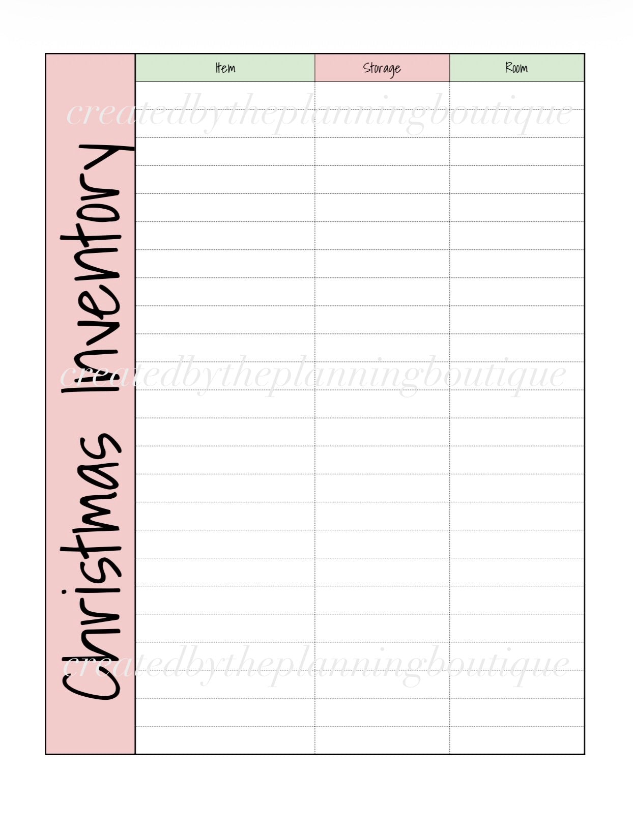 2026 Christmas Planner