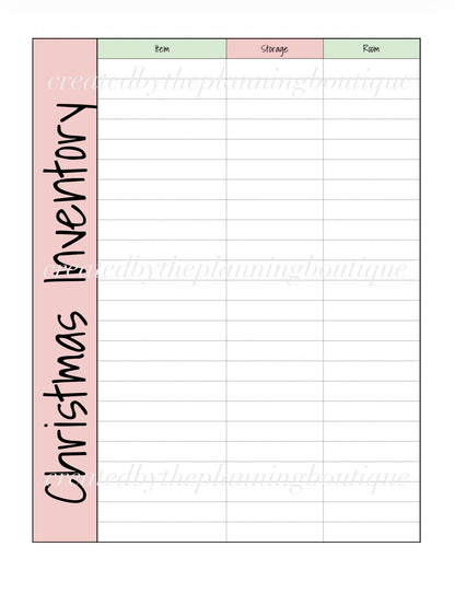 2026 Christmas Planner