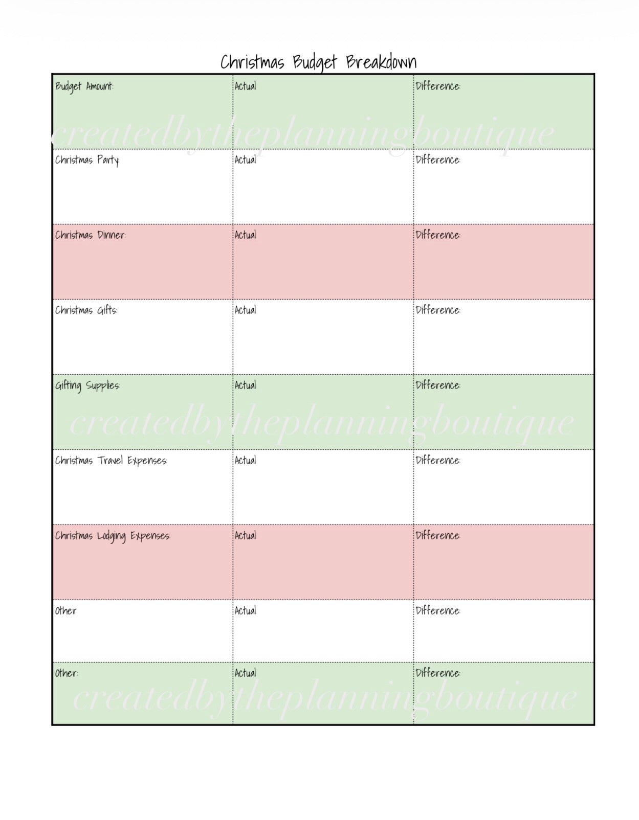 2026 Christmas Planner