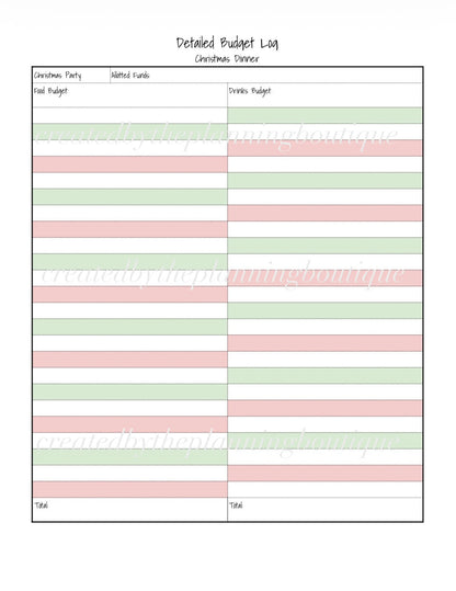2026 Christmas Planner