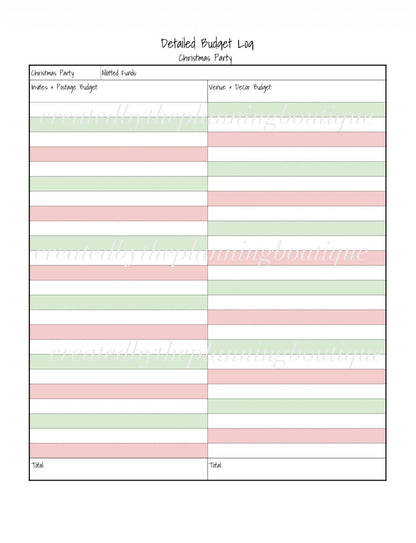 2026 Christmas Planner