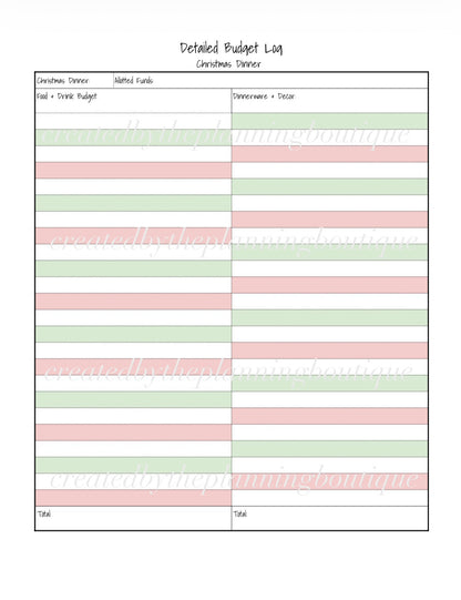 2026 Christmas Planner