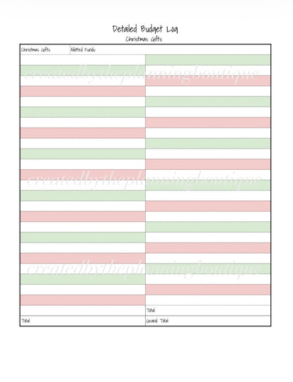 2026 Christmas Planner