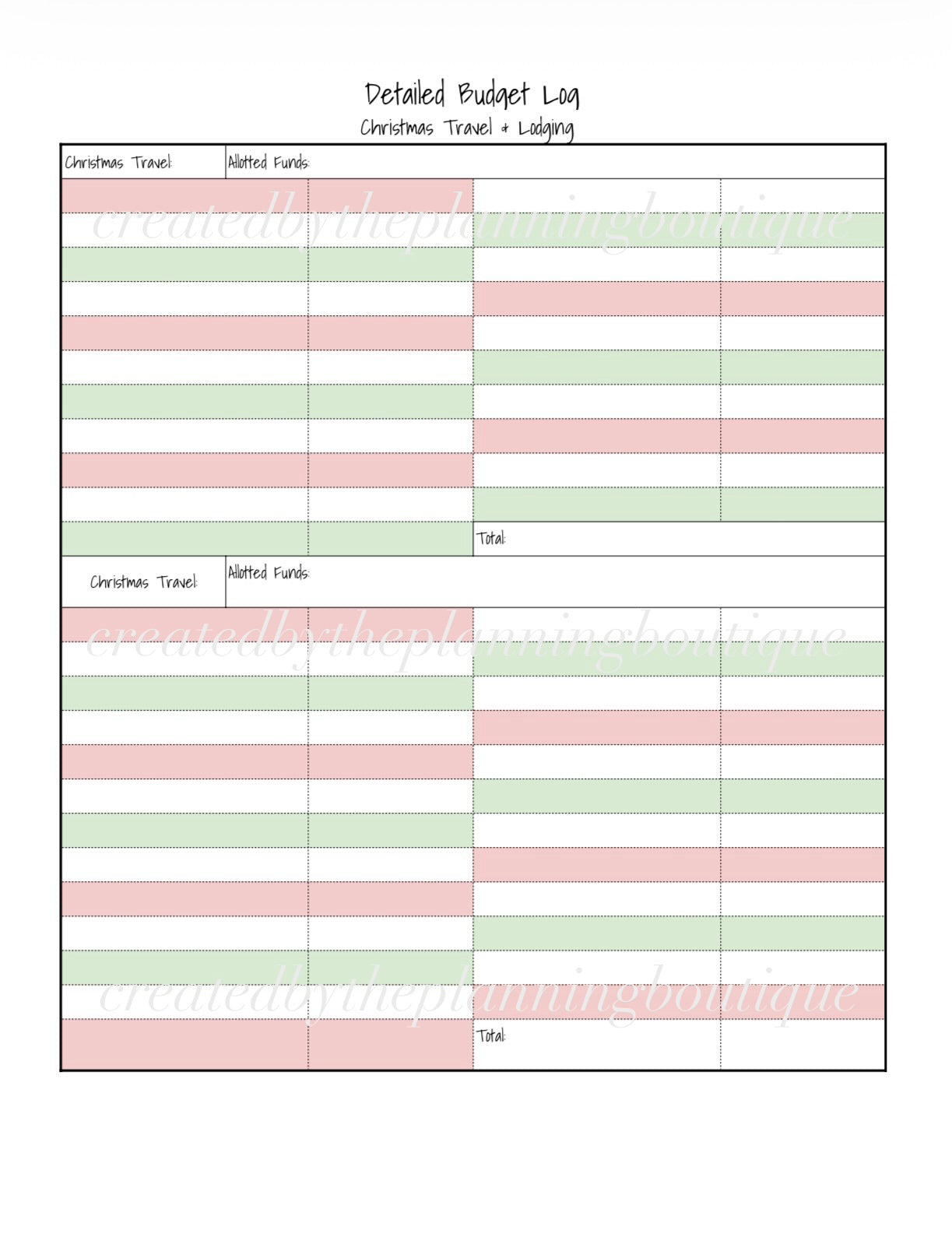 2026 Christmas Planner