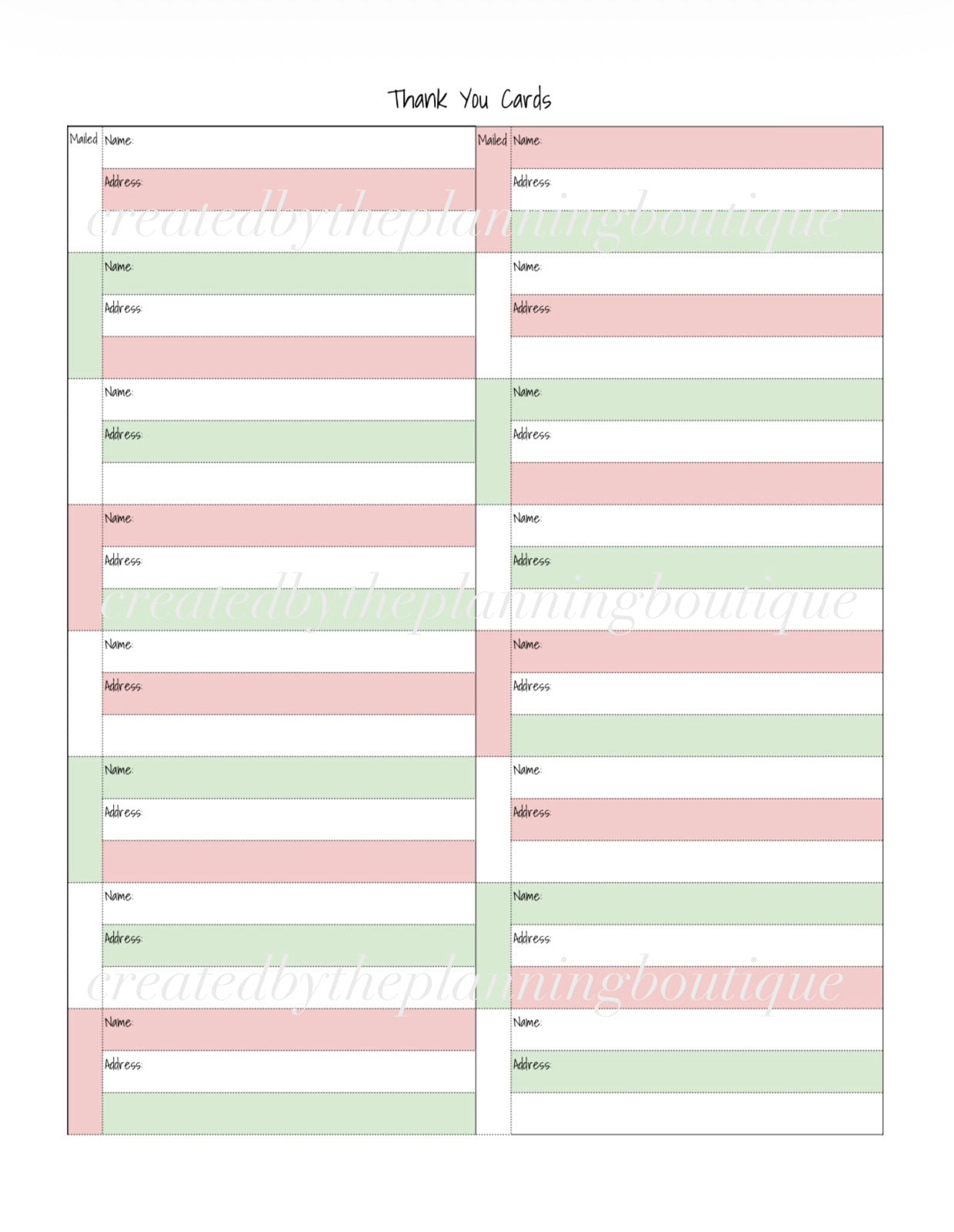 2026 Christmas Planner