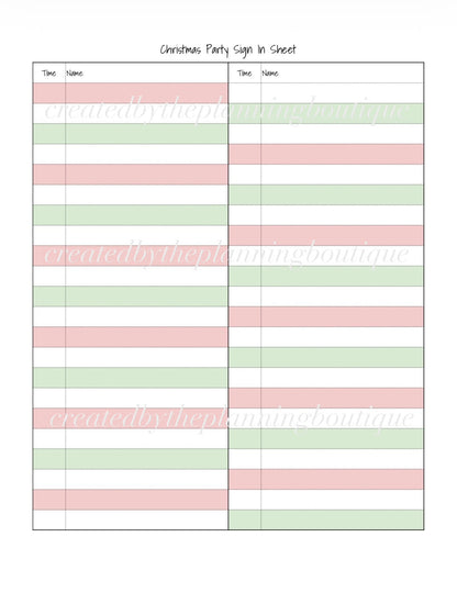 2026 Christmas Planner