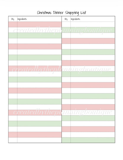 2026 Christmas Planner