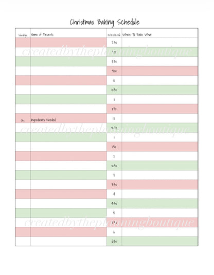 2026 Christmas Planner