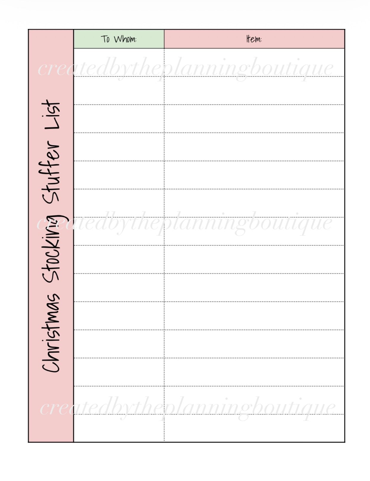 2026 Christmas Planner