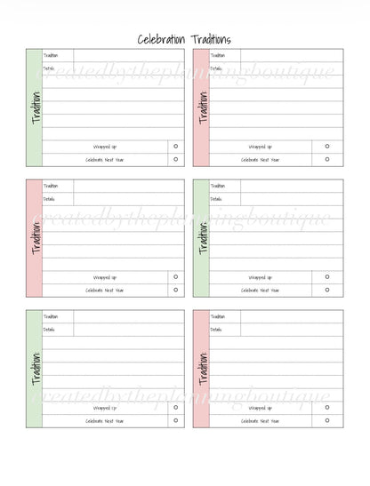 2026 Christmas Planner