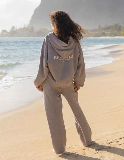 Kingdom Club Brown Full-Zip Hoodie