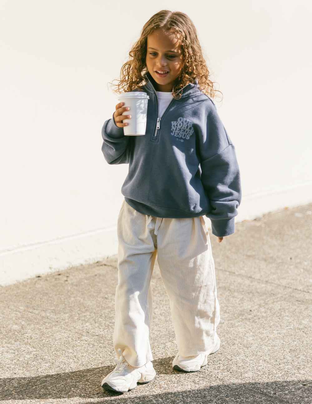 Our World Needs Jesus Kids Half-Zip