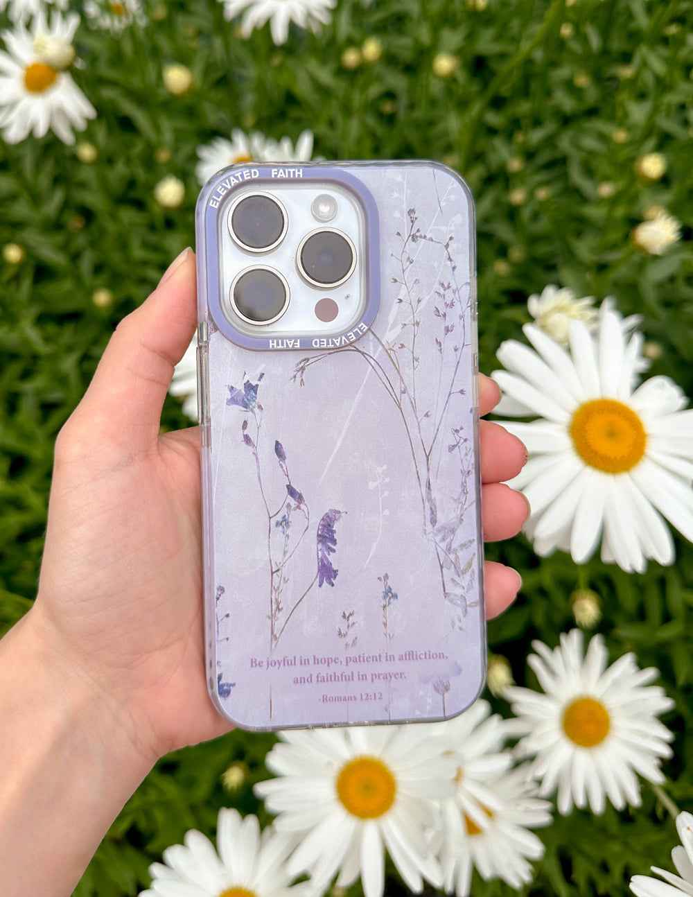 Romans 12:12 Phone Case