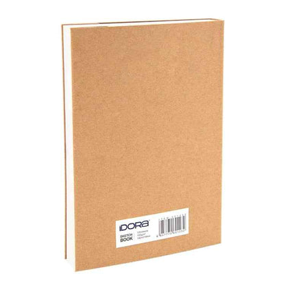 BN5704 Sketchbook Notepad Artist Sketch Drawing Design 120 Sheets Vintage Sketch Book Diary Drawing Notebook, Size:A4