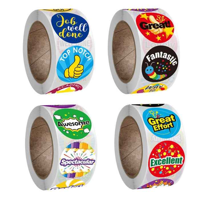 Children Toy Reward Stickers Office Stationery Decoration Label Sealing Sticker, Size: 2.5cm / 1inch(A-111)