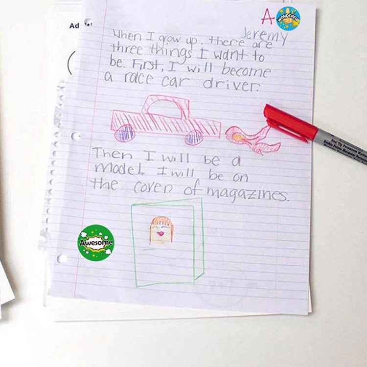 Children Toy Reward Stickers Office Stationery Decoration Label Sealing Sticker, Size: 2.5cm / 1inch(A-111)