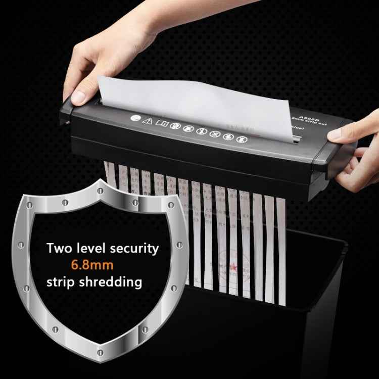 RAYSON  A606B 10L A4 Small Mini Office Shredder Electric Strip Shredder,EU Plug