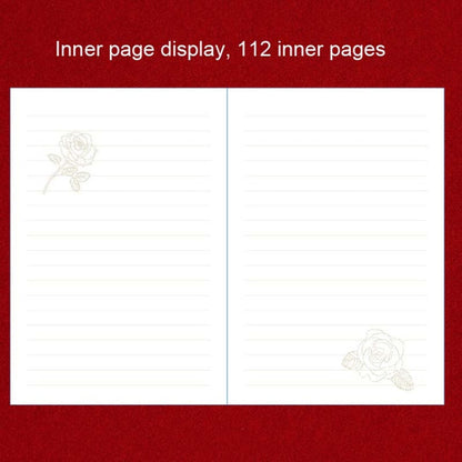 B6 PU Leather Retro Password Book With Lock Diary Hand Book(Blue)