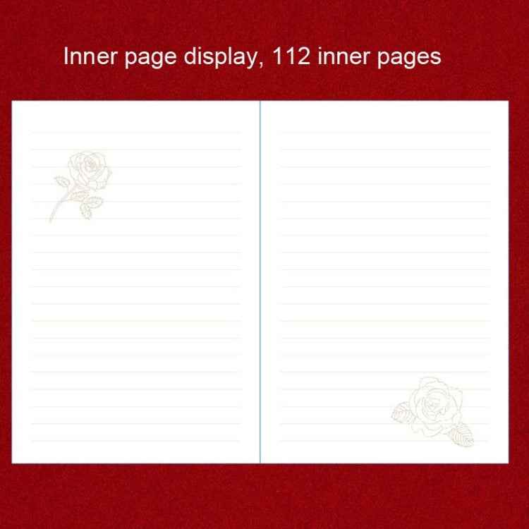 B6 PU Leather Retro Password Book With Lock Diary Hand Book(Purple)