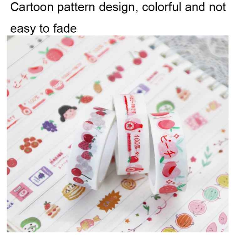 60Rolls/Box 42001 Cartoon Pattern Hand Account Tape Set Diary Handbook DIY Washi Material