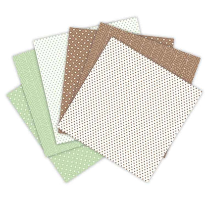 2 Sets 6 Inch Scrapbooking Background Paper Art Handmade Crafts(Spring Color 02)