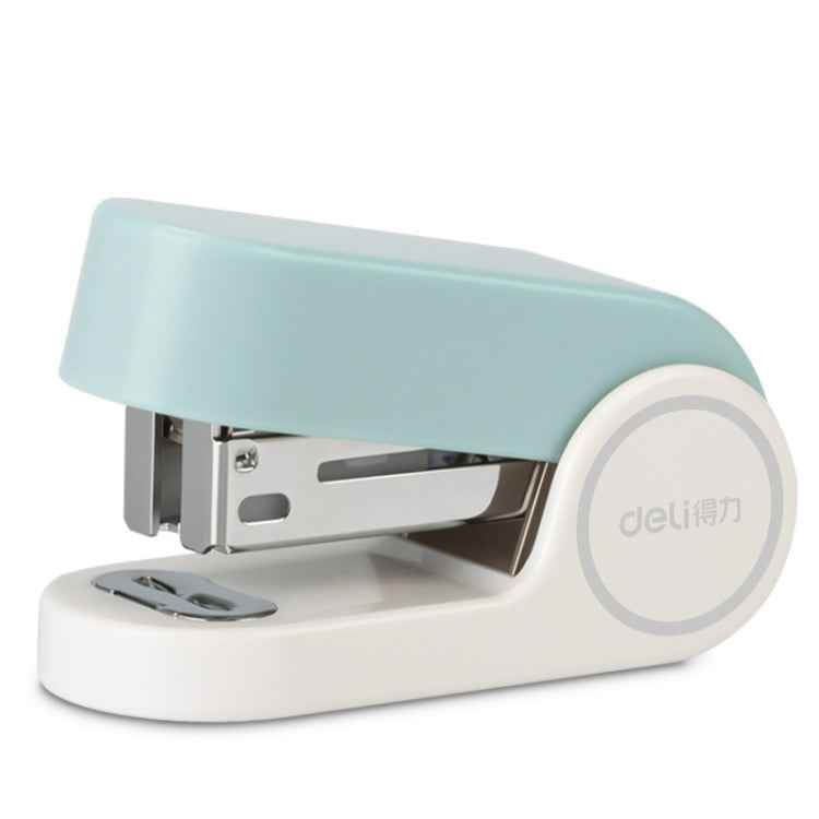 Deli Mini Stapler Includes 830 Staples ,12 Sheet Capacity(Blue)