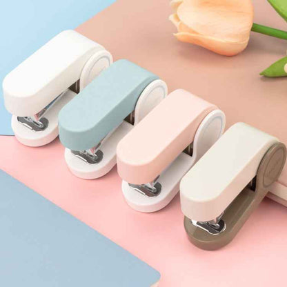 Deli Mini Stapler Includes 830 Staples ,12 Sheet Capacity(Pink)