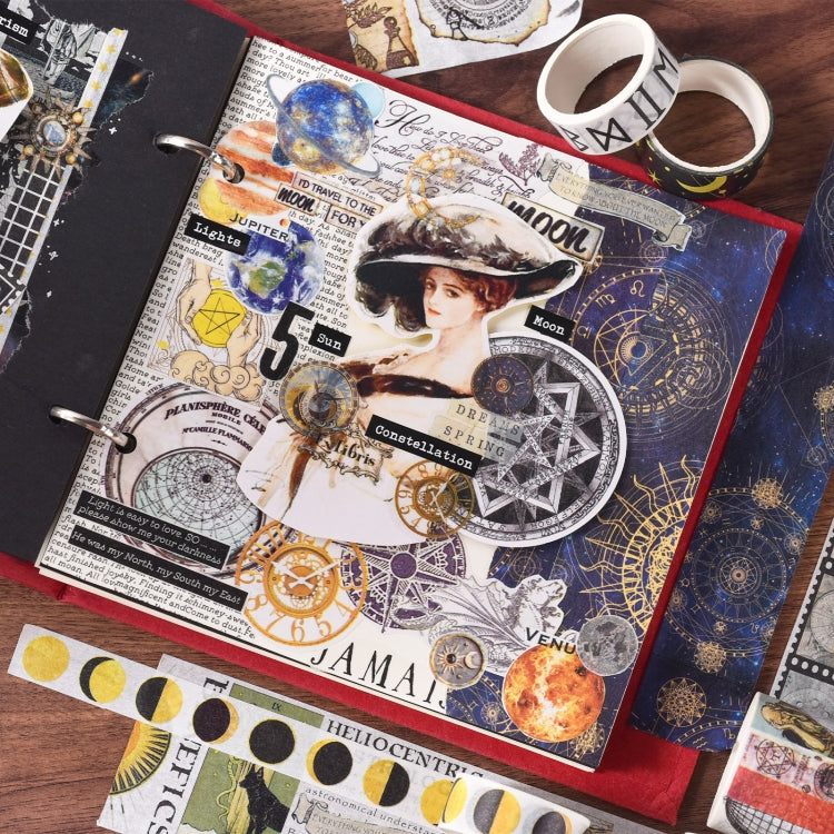 18rolls /Box  Nostalgic Memory Washi Tape Set Retro Style DIY Scrapbook Stickers, Style: World Travele