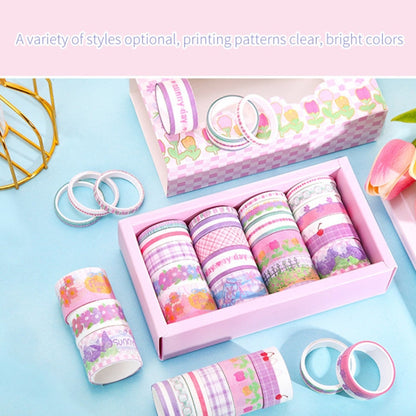 20rolls /Box Art Animals Flowers Washi Tape Set DIY Scrapbook Stickers, Style: Cute Animal