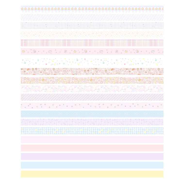 20rolls /Box 0.7cm x 3m Split Thin Washi Tape Set DIY Scrapbook Stickers(Kawai)