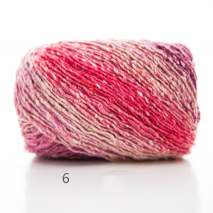 Artist Dyed Colorful Yarn for Crochet Scarf & Hat