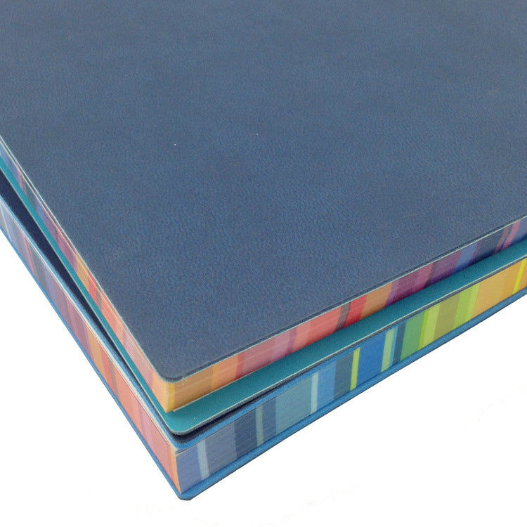 A5 Rainbow Edge Notebook with Customizable Cover